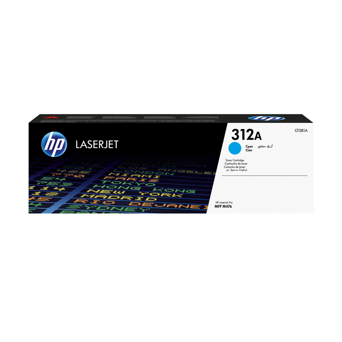 HP Cartucho de tóner LaserJet 312A, cian