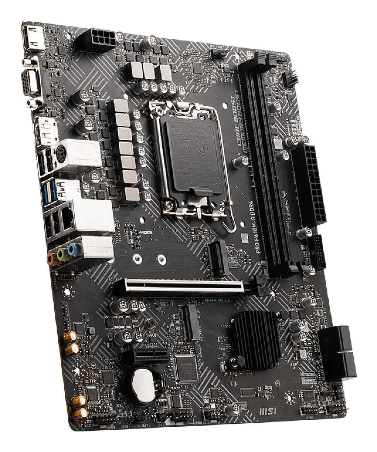 MSI PRO H610M-G DDR4 placa base Intel H610 LGA 1700 Micro ATX