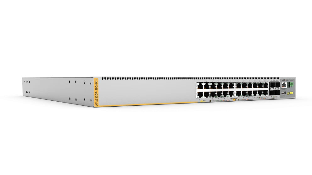 Switch L3 Stackable Switch, 20x 10/100/1000-T PoE++, 4x 100M/1G/2.5G/5G-T PoE++, 4x SFP+ Puertos con doble fuente hotswap