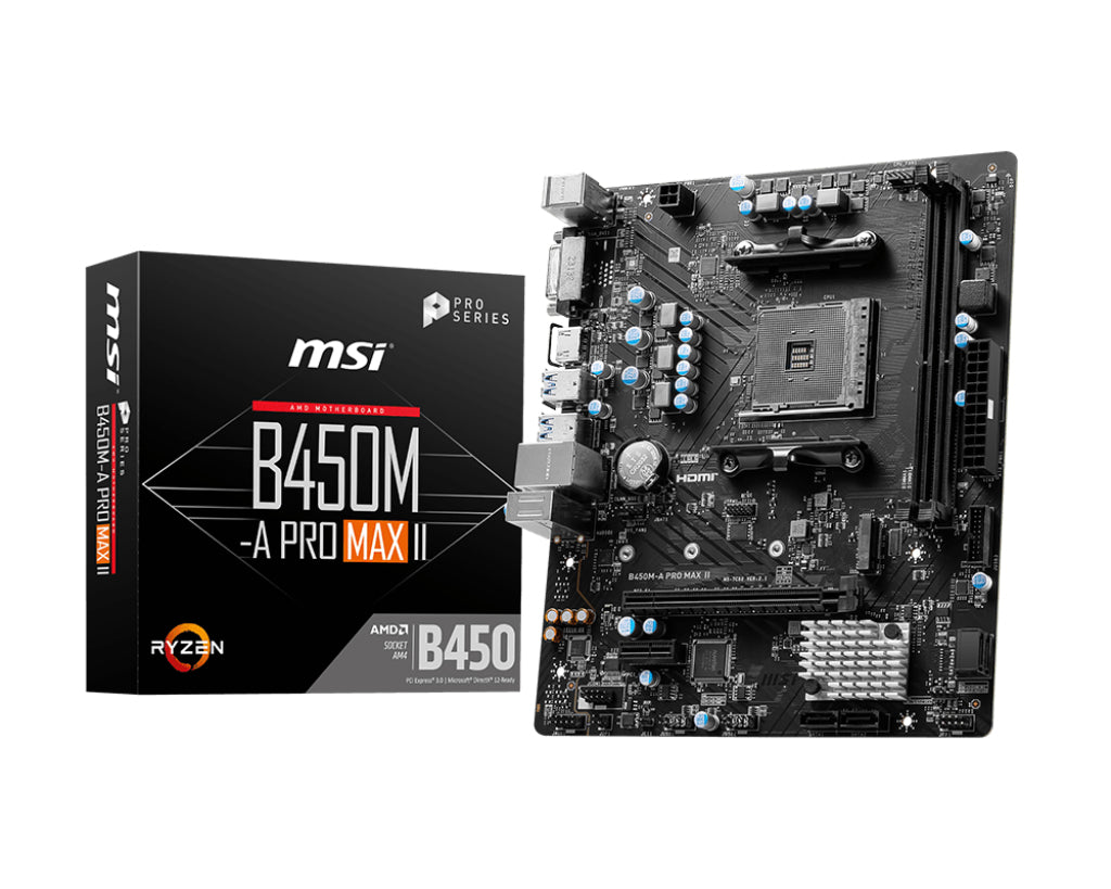MB MSI B450 AMD S-AM4 3A GEN/4XDDR4 2933/DVI/HDMI/4XUSB 3.1/M.2/ MICRO ATX/GAMA MEDIA