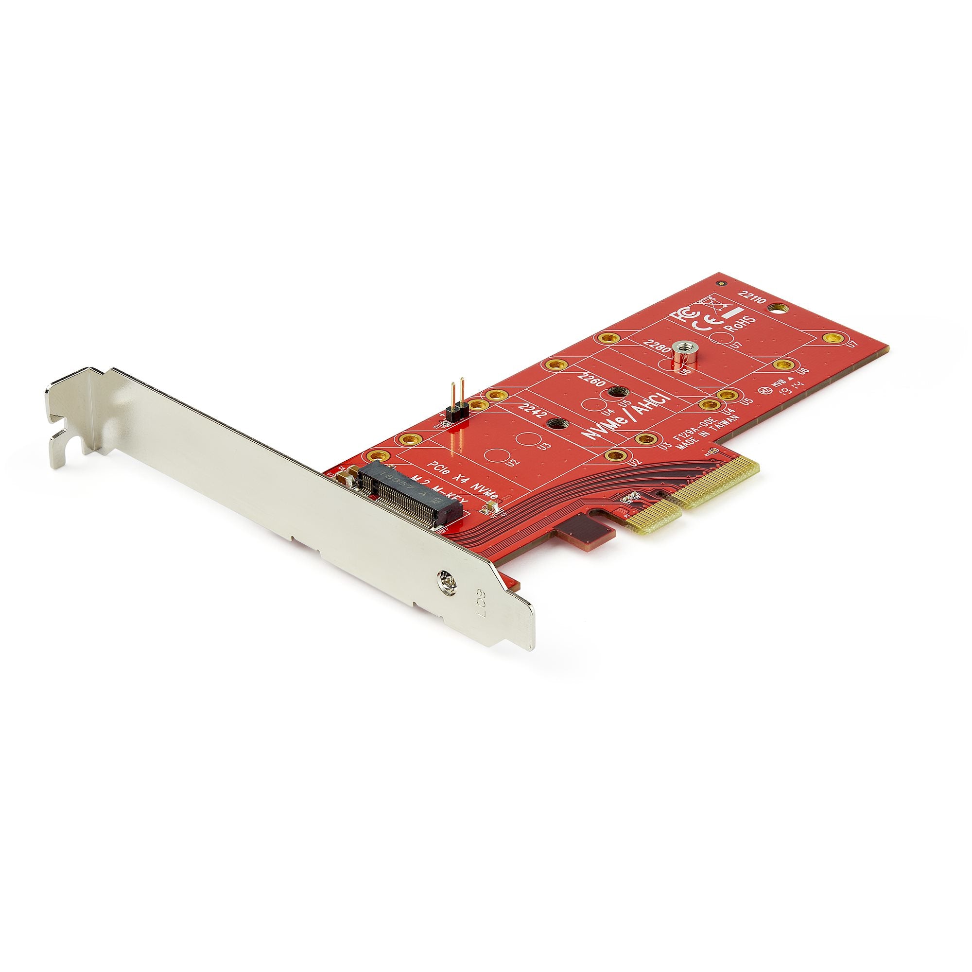 ADAPTADOR NVME / AHCI / NGFF / M-KEY A PCI EXPRESS 3.0 X4 - PERFIL BAJO O COMPLETO - STARTECH.COM MOD. PEX4M2E1