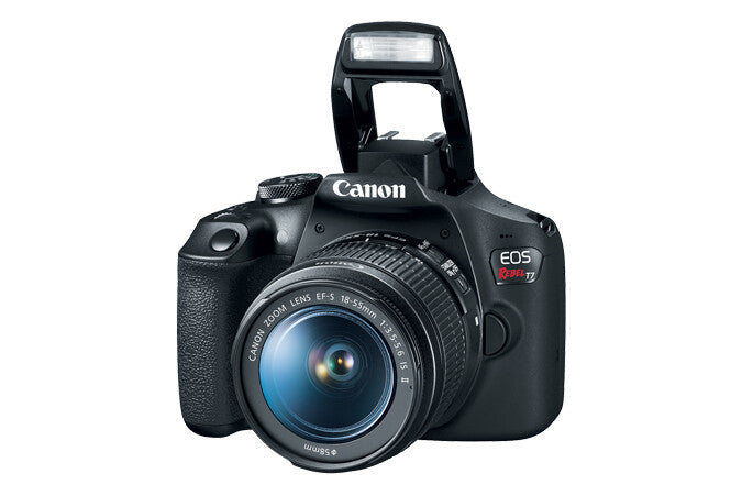 Canon EOS Rebel T7 EF-S 18-55mm IS II Kit Juego de cámara SLR 24.1 MP CMOS 6000 x 4000 Pixeles Negro