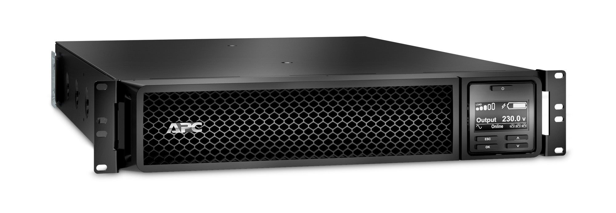 UPS APC Smart SRT 3000VA On-Line Rack 2U 208/230V IEC Outlets Extended Runtime with Rails
