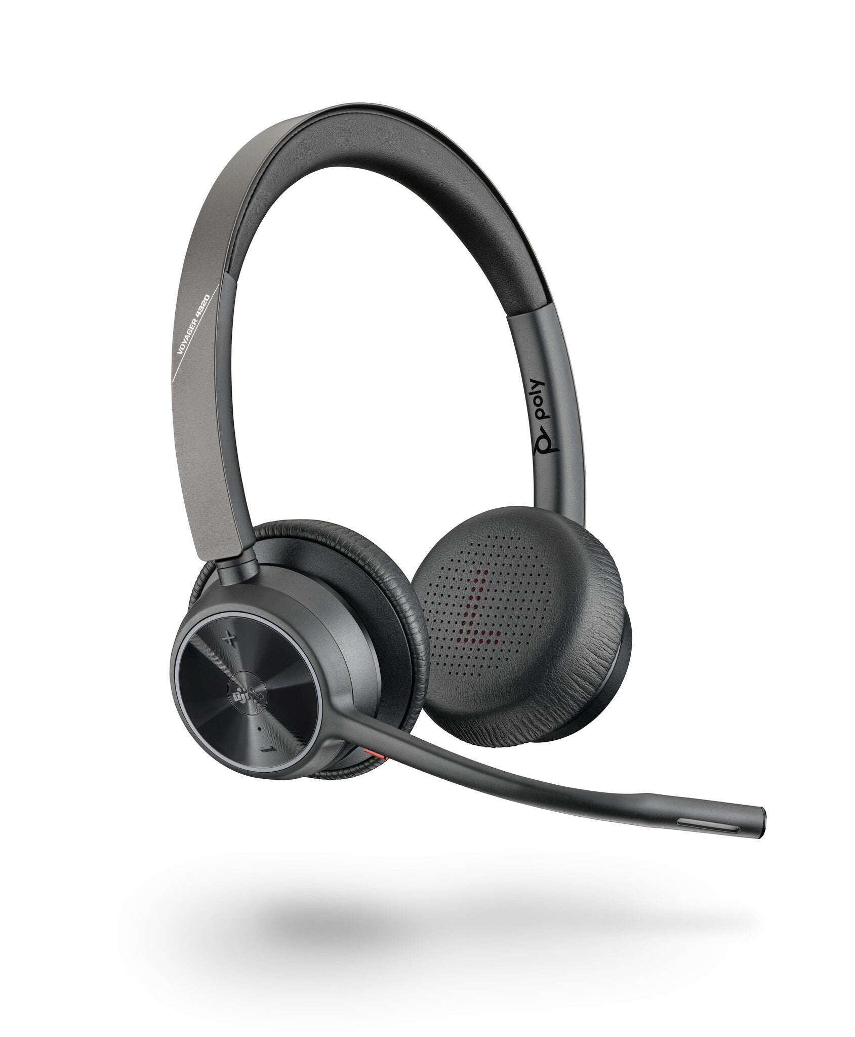 HP Poly Voyager 4320 certificados para Microsoft Teams, Auriculares USB-A + Dongle BT700