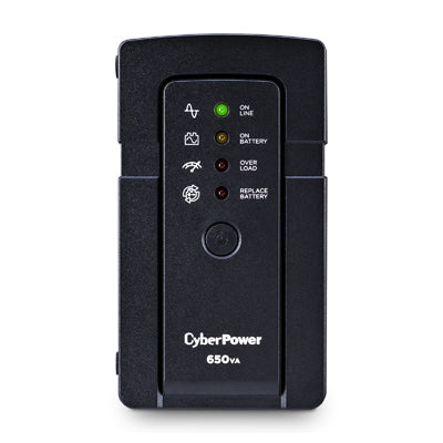 UPS de 650 VA/400 W, Topología Standby, Compacto, Entrada 120 Vca NEMA 5-15P, Con 3 Tomas Respaldo/Protección y 3 Tomas Solo Protección NEMA 5-15R