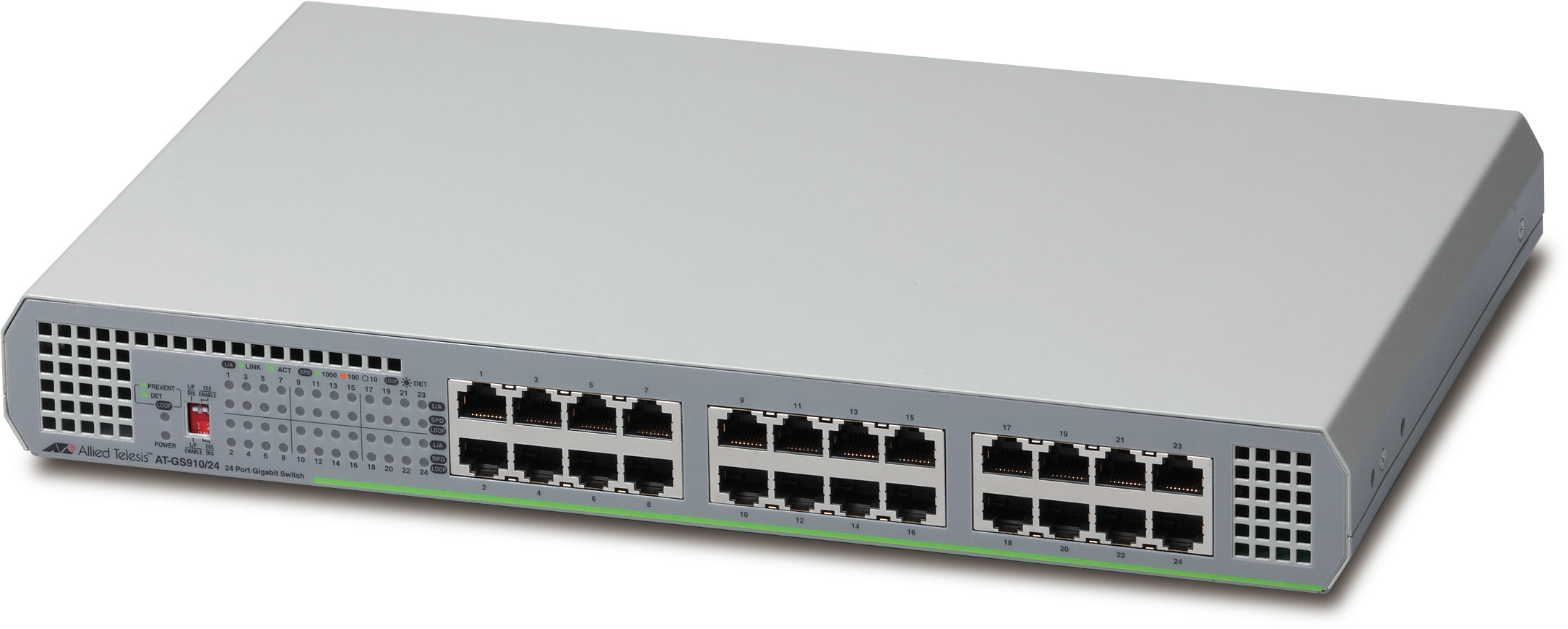 Switch Gigabit Ethernet no administrado 24 puertos 10/100/1000 Mbps