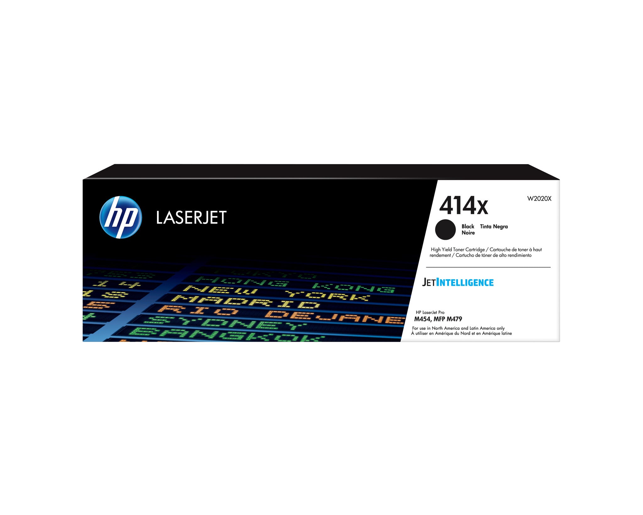 HP Cartucho de tóner original de alto rendimiento LaserJet 414X negro