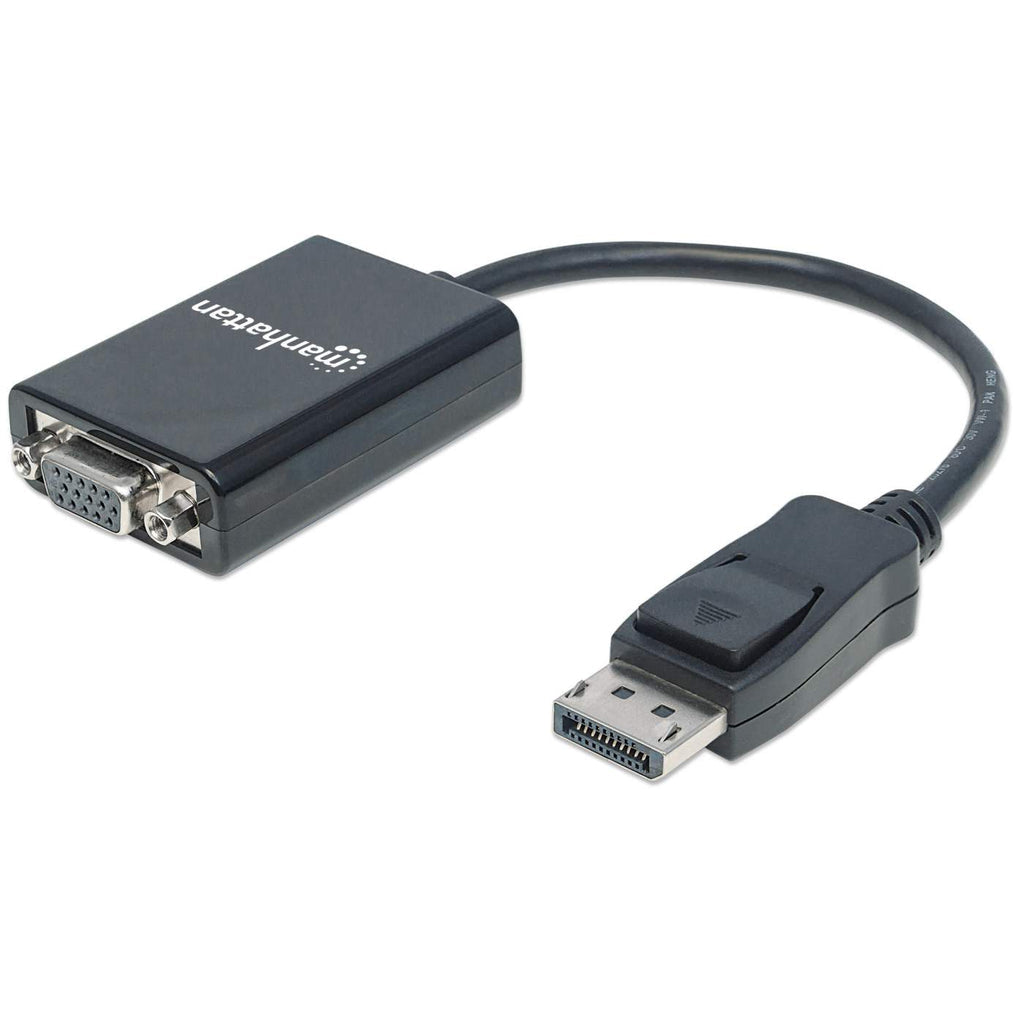 Manhattan DisplayPort M to VGA H Adapter 15cm Active Black