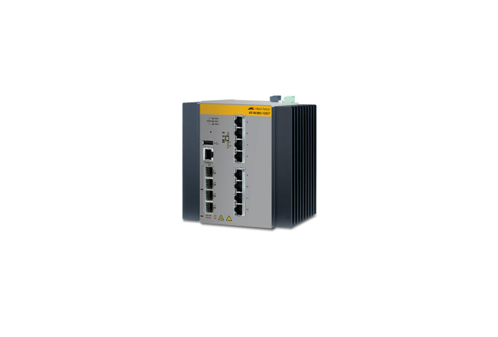 Switch Industrial Administrable Capa 3 de 8 Puertos 10/100/1000 Mbps + 4 Puertos SFP