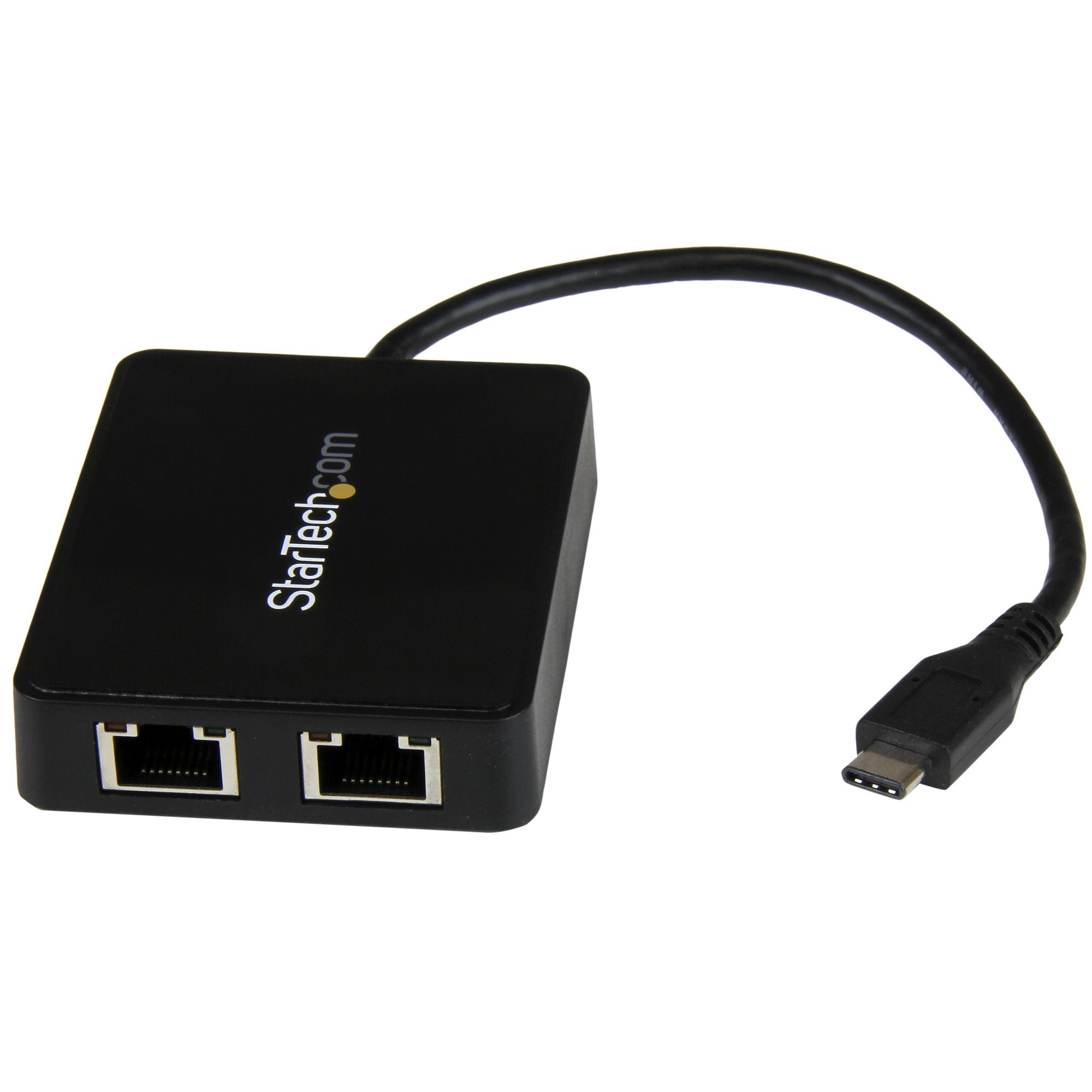 ADAPTADOR DE RED USB-C CON DOS PUERTOS ETHERNET GIGABIT Y PUERTO ADICIONAL USB TYPE-A - STARTECH.COM MOD. US1GC301AU2R