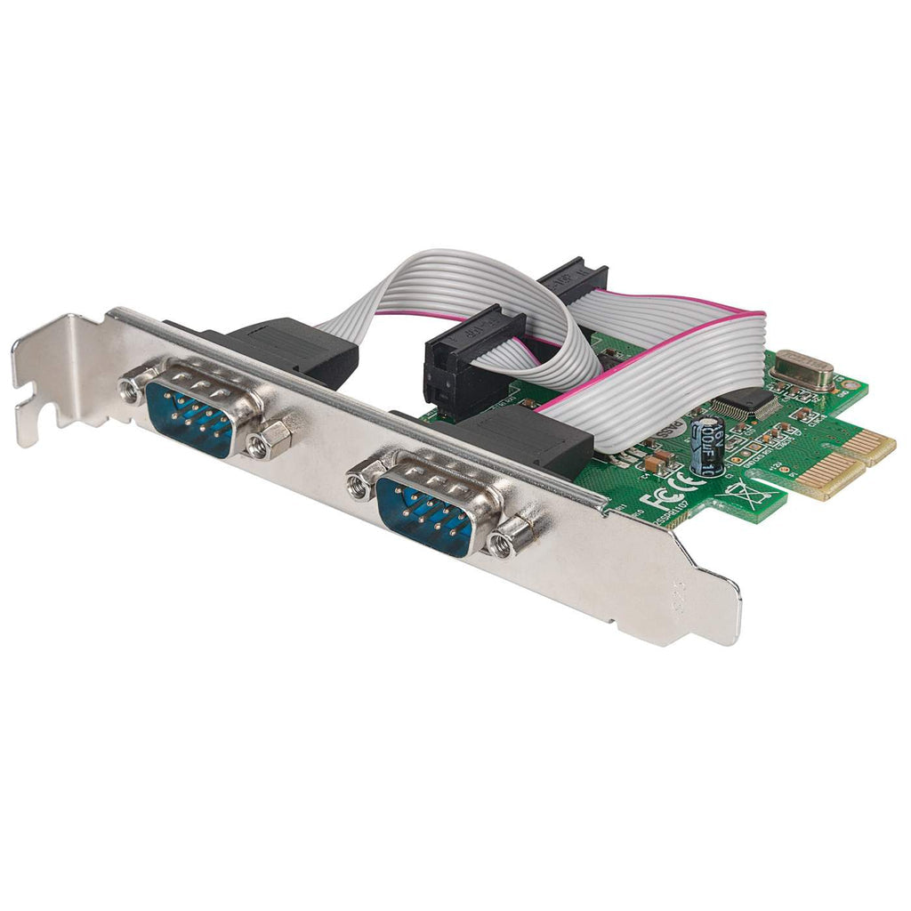 Manhattan PCI Express Serial Card 2-Port DB9
