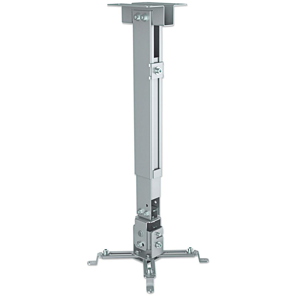 Manhattan Projector Mount, 20 kg, Ceiling/Wall Mount, Articulated Movement, Silver
