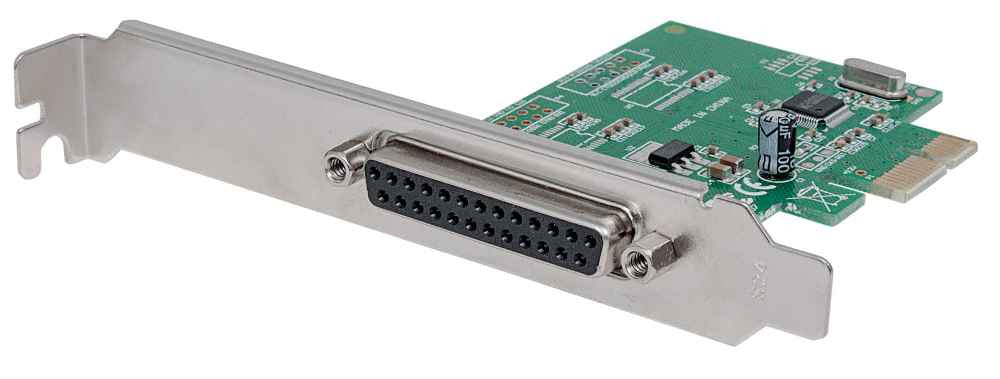 Manhattan PCI Express Parallel Card, 1 DB25 Port