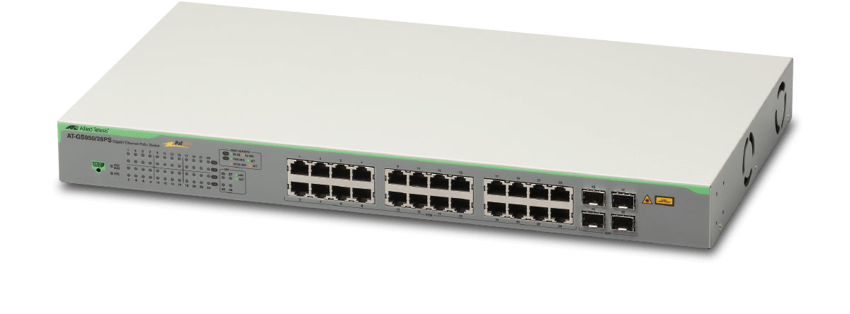 Switch PoE+ Gigabit WebSmart de 24 puertos 10/100/1000 Mbps + 4 puertos SFP Gigabit, 185 W, Version 2