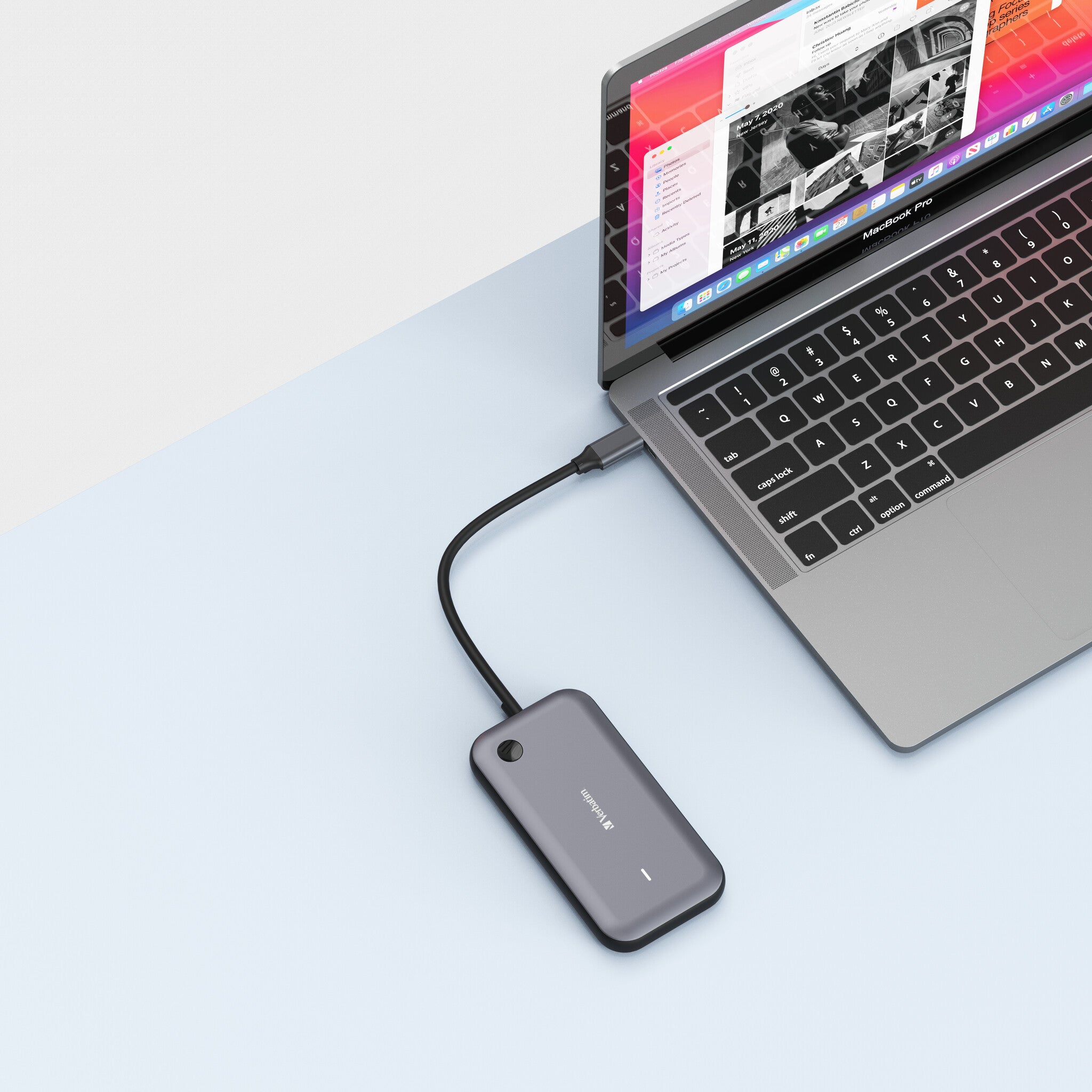 Verbatim 32146 adaptador de pantalla inalámbrico USB Full HD Escritorio