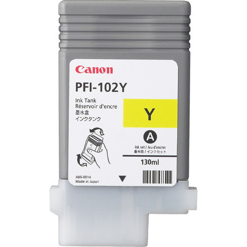 Canon PFI-102Y Yellow Ink (iPF605/501/650 only)