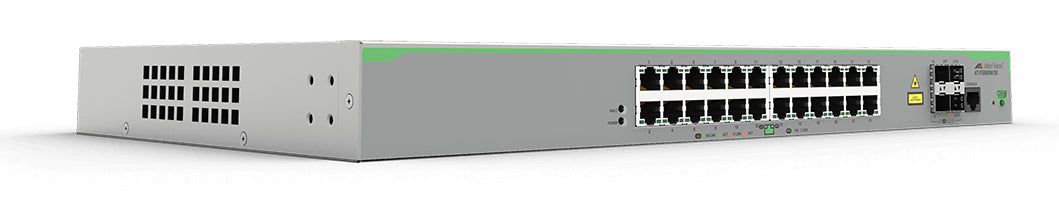 Switch administrable 24 puertos 10/100 4 x 10/1000x SFP incluye fuente
