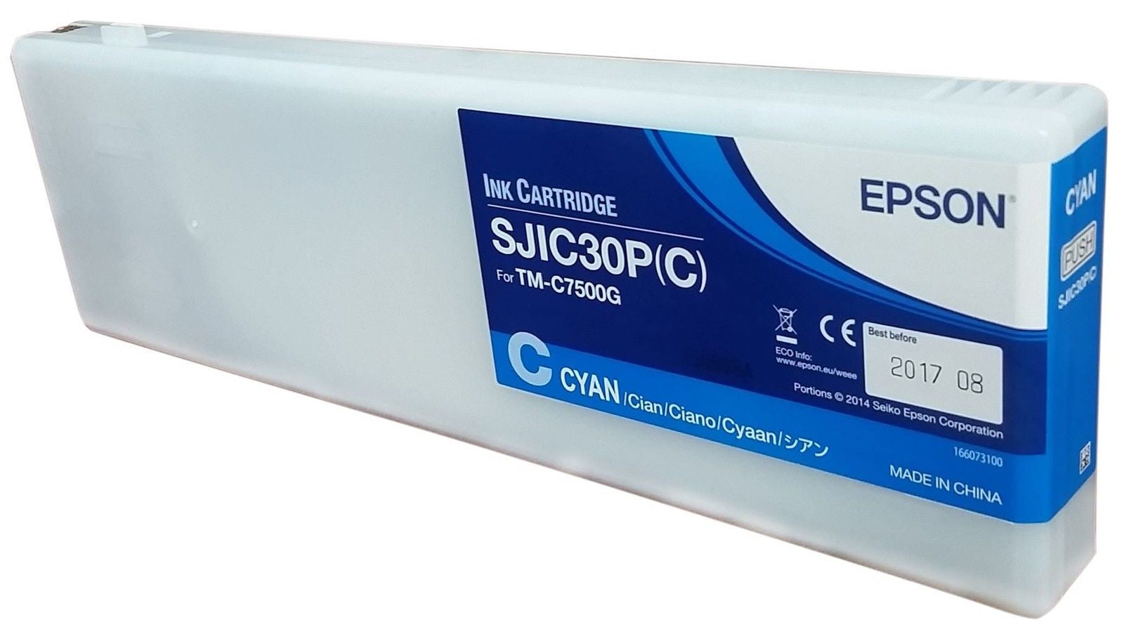 Epson SJIC30P Ink for TM-C7500G Cyan
