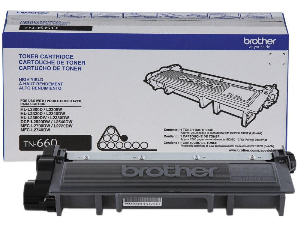 Brother TN-660 cartucho de tóner 1 pieza(s) Original Negro