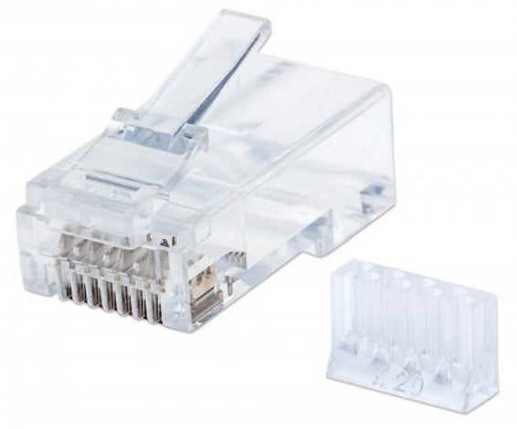Intellinet RJ45 Cat6 UTP Stranded 50 Micron Plug Pro Jar/90 Pcs