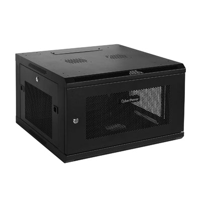 Gabinete Fijo para Montaje en Pared con Puerta Perforada, 6UR (600 x 372 x 600 mm) (An. x Al. x Prof.)