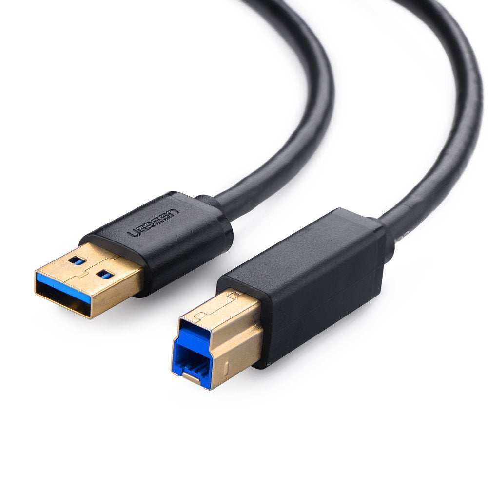 Cable USB-A 3.0 macho a USB-B macho / Ideal para Impresora, Escáner, Pianos, Barras de sonido, etc. / Plug & Play / Compatibilidad Universal / 2 metros