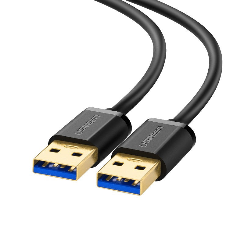Cable USB-A 3.0 a  USB-A 3.0 / 1 Metro / Macho a Macho / Conector Niquelado / Núcleo de Cobre Estañado / Blindaje Múltiple / Velocidad 5Gbps / No Requiere Controlador / Compatible con USB2.0 Y USB 1.1