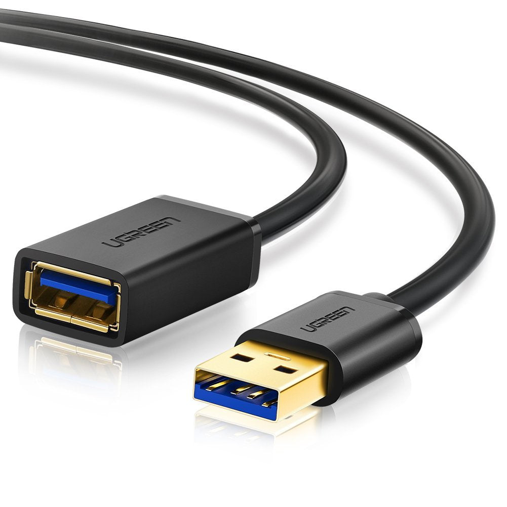 Cable Extensor USB 3.0 / 1 Metro / Macho-Hembra / 5 Gbps / Ultra Durabilidad / Núcleo de cobre estañado 28/22 AWG / Blindaje interior múltiple / Ideal para teclado, mouse , etc.