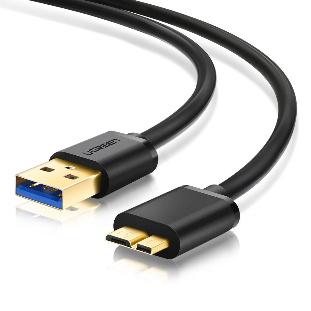 Cable Adaptador USB-A 3.0 a Micro USB 3.0 / 0.5 Metros / Carga y Sincronización de Datos / Velocidad de hasta 5 Gbps / Blindaje Interior Múltiple / Núcleo de Cobre Estañado de 22 AWG / Compatibilidad Universal.