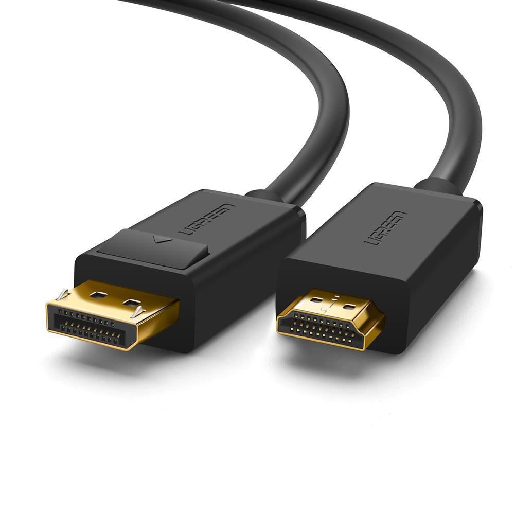 Cable DP Macho a HDMI Macho / Longitud 3 Metros (9.84 Pies) / Soporta 4K@30Hz / Soporta 3D / Cobre EstaÑado 28AWG / Blindaje Interno MÚltiple / TransmisiÓn Unidireccional / BotÓn de LiberaciÓn / Chip de Última GeneraciÓn