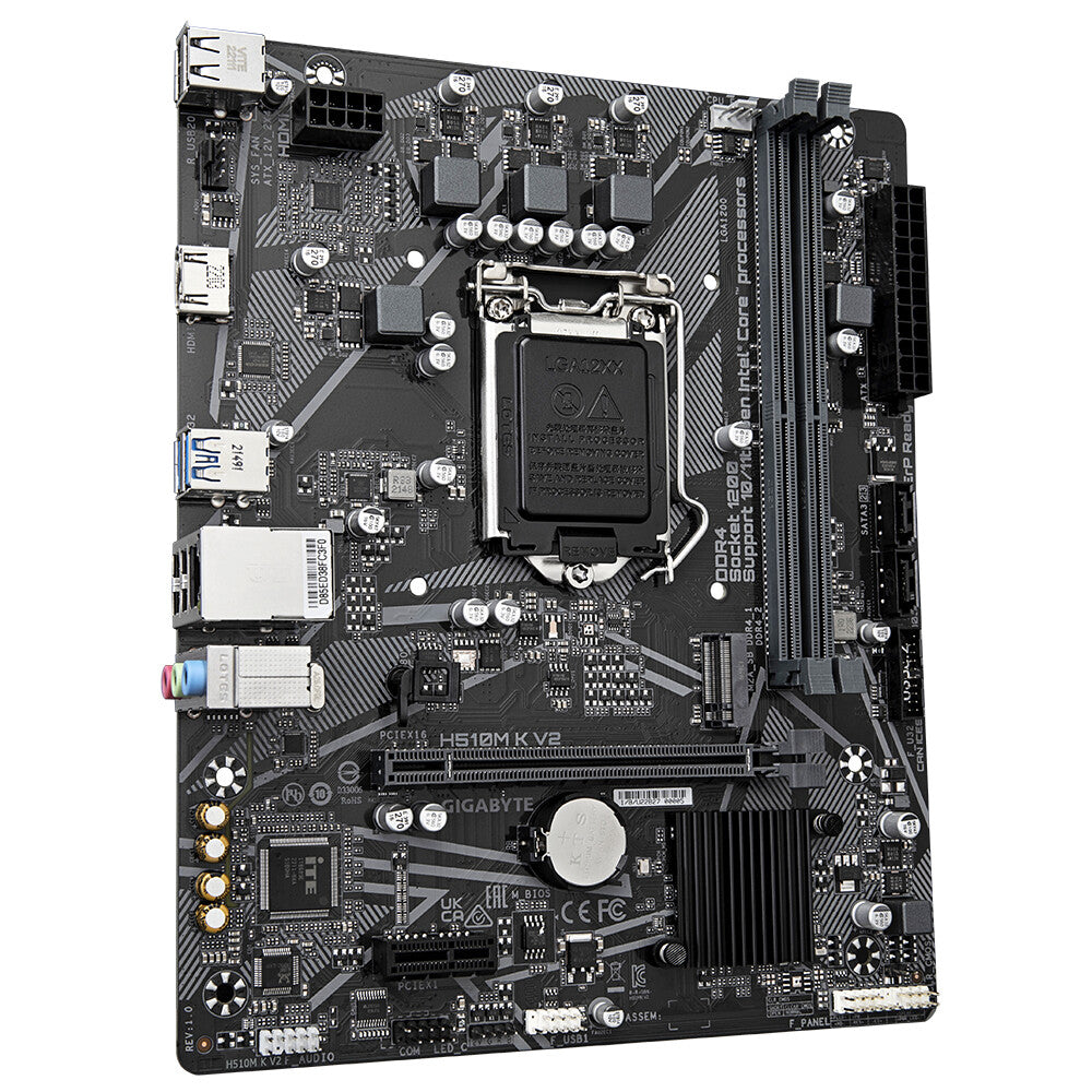 GIGABYTE H510M K V2 placa base Intel H470 Express LGA 1200 (Socket H5) Micro ATX