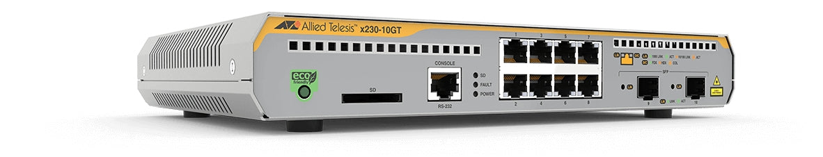 Switch Administrable Capa 3, 8 puertos 10/100/1000 Mbps + 2 puertos SFP Gigabit