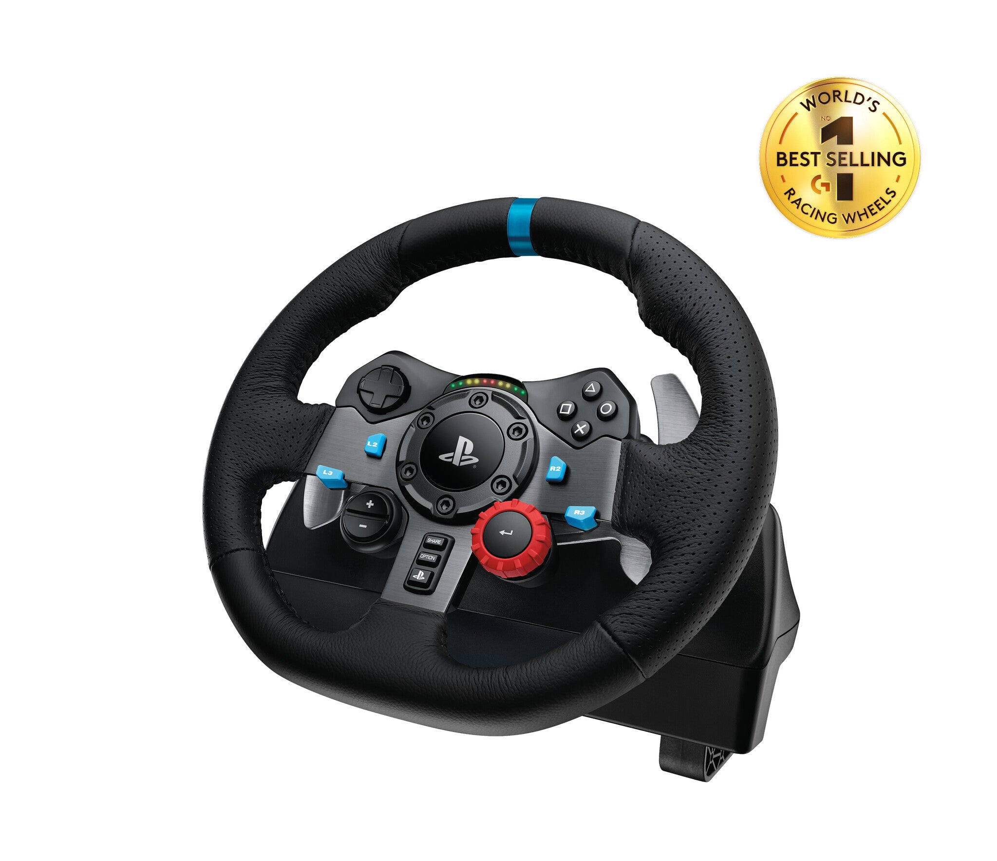 Logitech G 941-000111 control de juego Negro USB Volante + Pedales Analógico/Digital PlayStation 4, Playstation 3