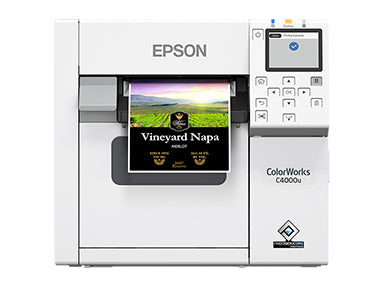 Epson ColorWorks CW-C4000 Inkjet Label Printer Ethernet/USB