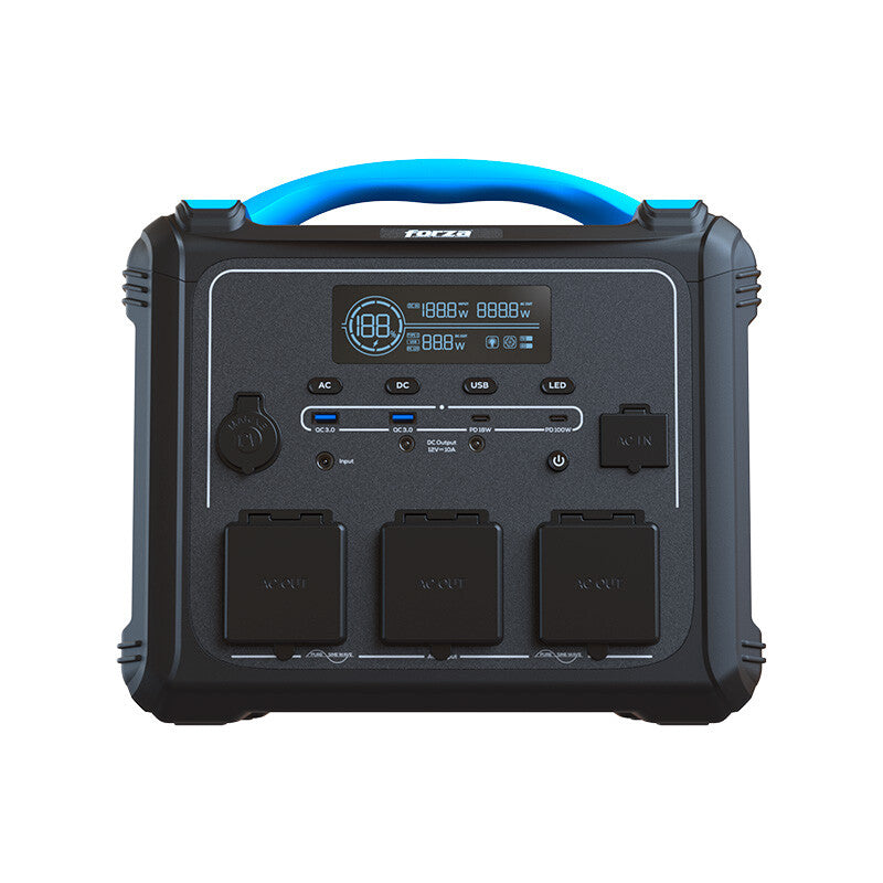 Forza Power Technologies FPP-T1200 estación de carga portátil 10 Lithium Manganese Iron Phosphate (LMFP) 42000 mAh 13.6 kg
