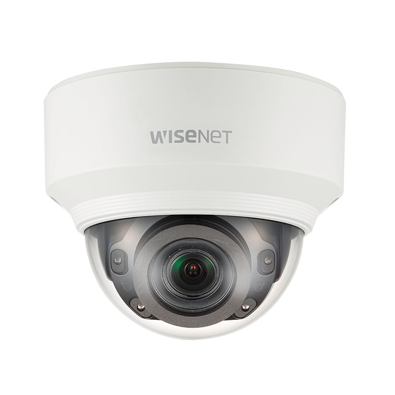 Cámara IP Tipo Domo Interior 5MP / Lente Motorizado 3.9 - 9.4mm / WDR 120db / IP66 / IK08 / H.265 & WiseStream