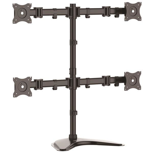 BASE DE SOPORTE AJUSTABLE VESA PARA 4 MONITORES DE HASTA 27 PULGADAS - STARTECH.COM MOD. ARMBARQUAD