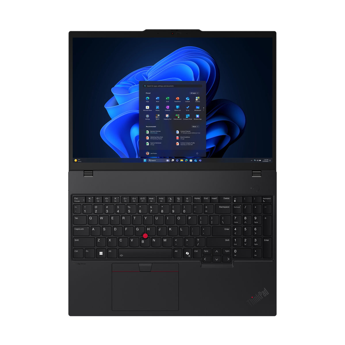 Lenovo ThinkPad T16 Gen 4 (Intel) Intel Core Ultra 7 255U Computadora portátil 40.6 cm (16") WUXGA 16 GB DDR5-SDRAM 512 GB SSD Wi-Fi 6E (802.11ax) Windows 11 Pro Español Negro