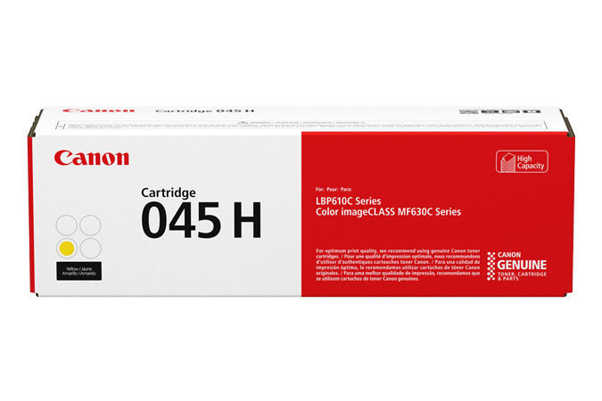 Canon 045H Yellow Toner for ImageClass MF630C/LBP610C Series (2200 Pages)