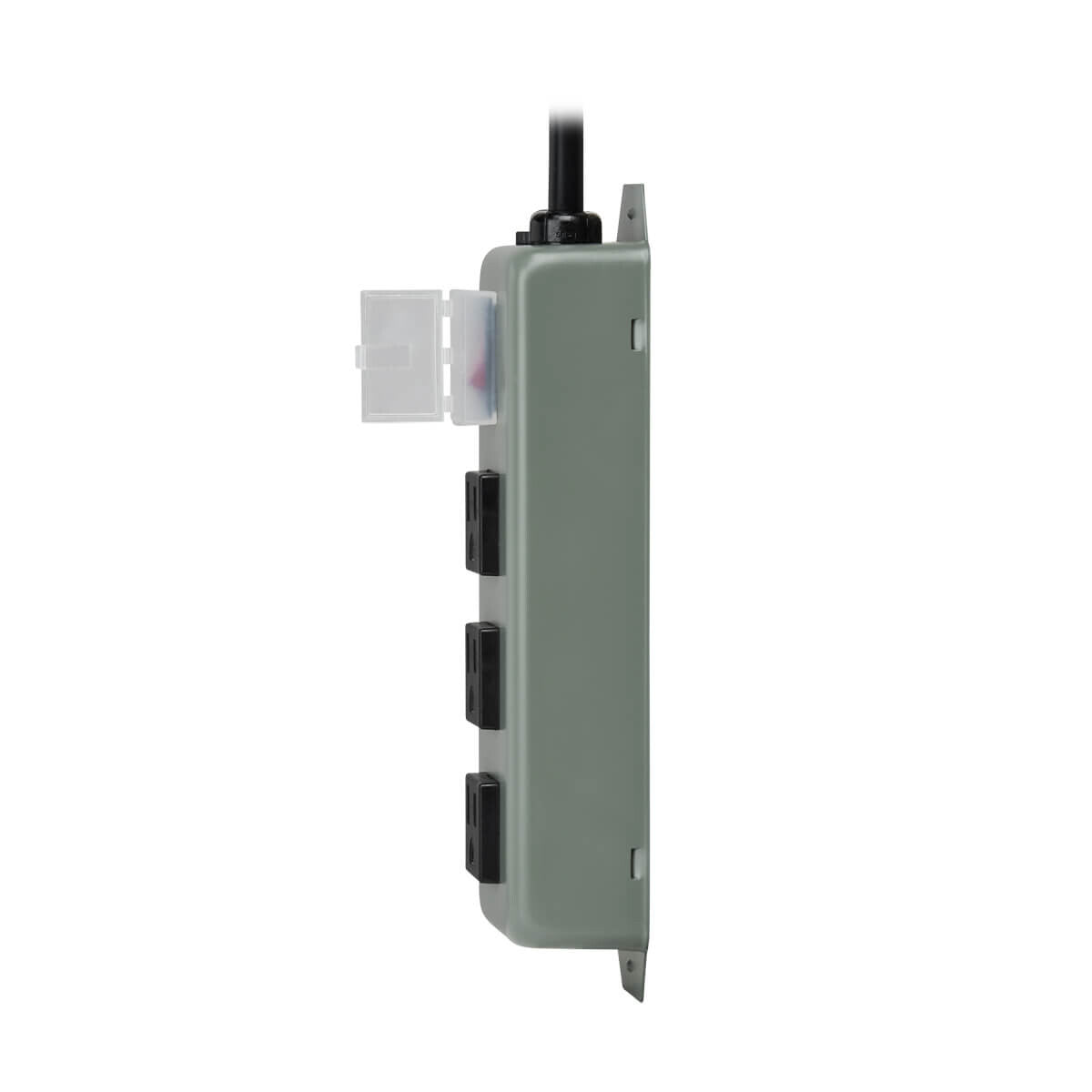 Tripp Lite 3SP9 Barra de Contactos Industrial, 3 Tomacorrientes, Cable de 2.74 m [9 pies], Clavija NEMA 5-15P, Protector para el Switch