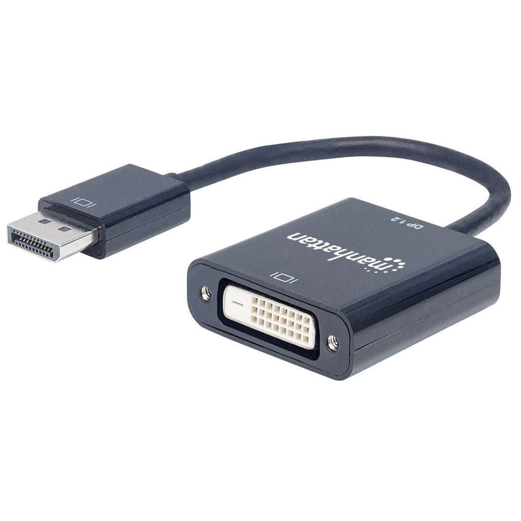 Manhattan DisplayPort 1.2a M to DVI-D H Active Adapter Black