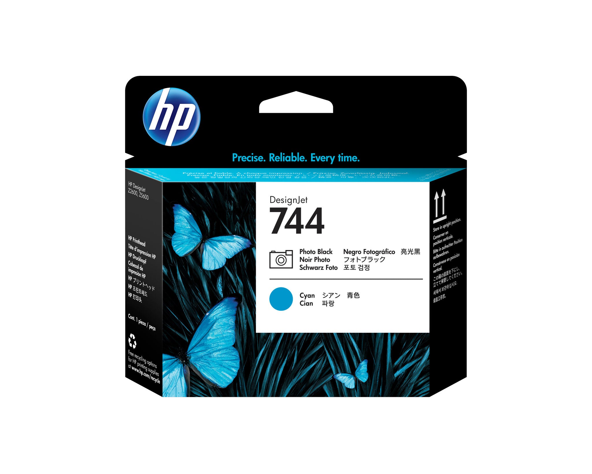 HP Cabezal de impresión DesignJet 744 cian/Negro fotográfico