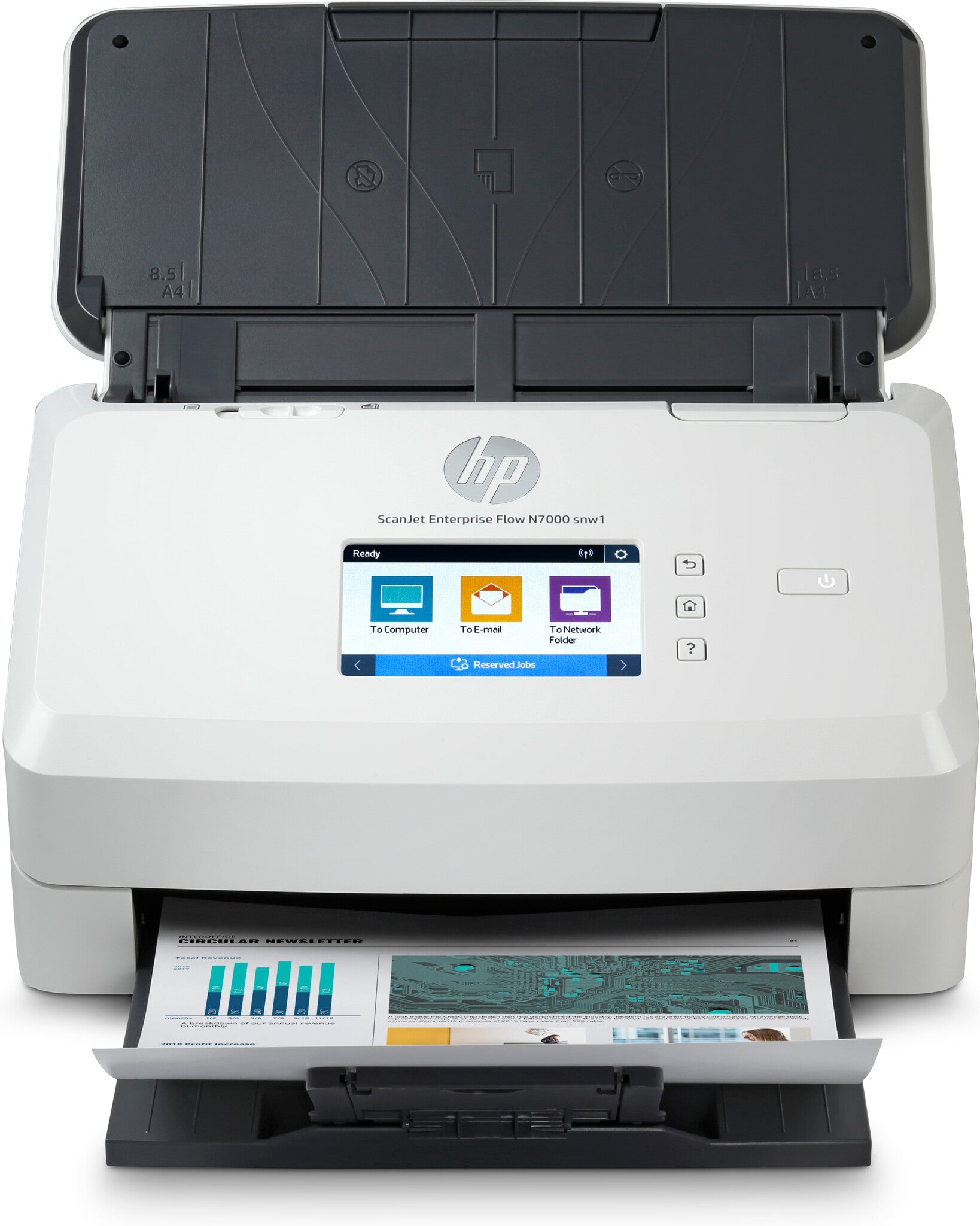 HP ScanJet Enterprise Flow N7000 snw1 Escáner alimentado con hojas 600 x 600 DPI A4 Blanco