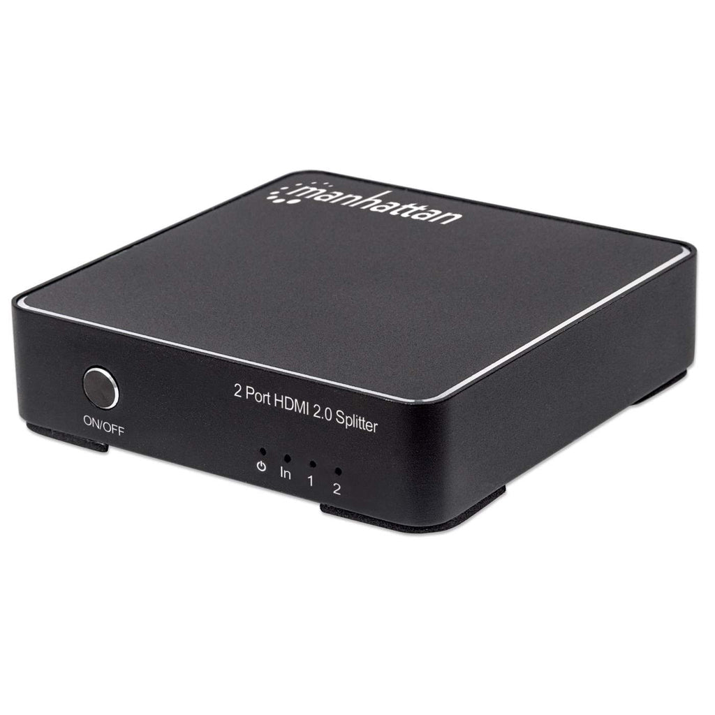 Manhattan HDMI 4K 60Hz 2-Port Video Splitter Black