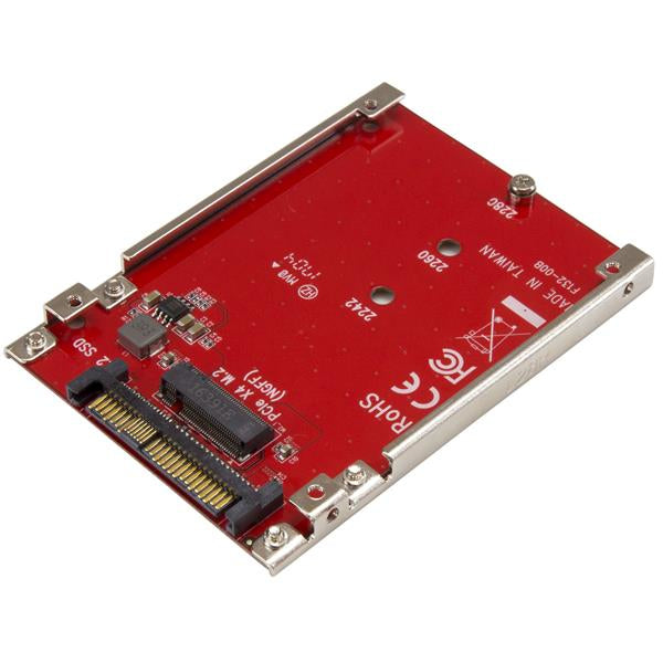 TARJETA PCI EXPRESS - ADAPTADOR PCI EXPRESS M.2 A U.2 SFF8639 PARA SSD NVME M.2 - CONVERTIDOR PARA SSD M.2 - TARJETA ANFITRIN PARA SSD M.2 - STARTECH.COM MOD. U2M2E125