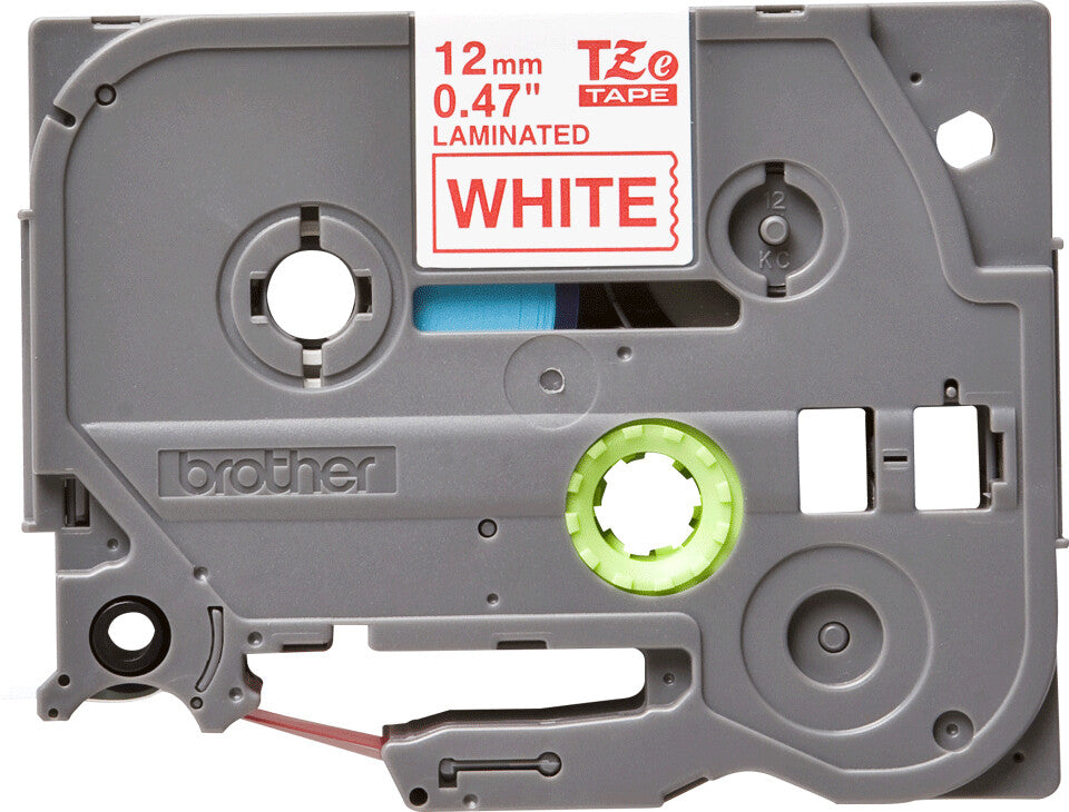 Brother TZE232G cinta para impresora de etiquetas Rojo sobre blanco TZe