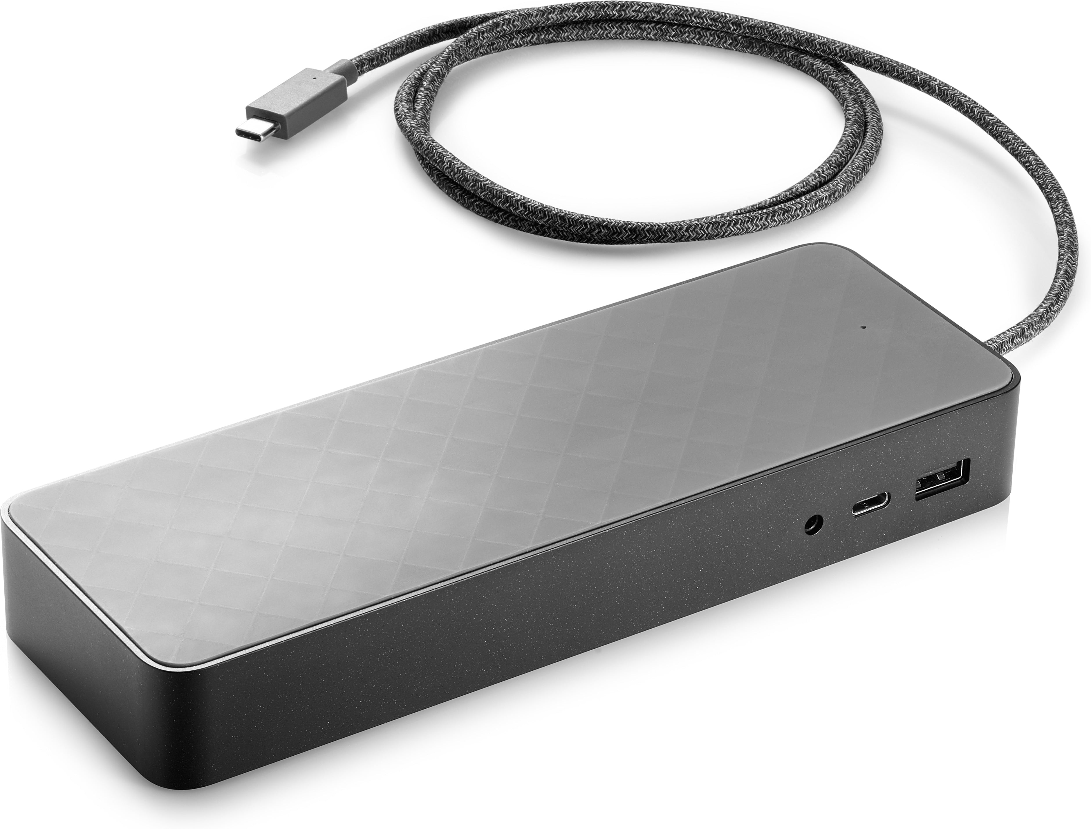Docking HP Universal USB-C con Adaptador de 4.5 mm Color Negro