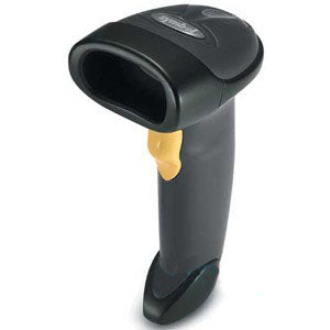 Zebra LS2208 1D Laser Barcode Scanner includes USB Cable and Stand