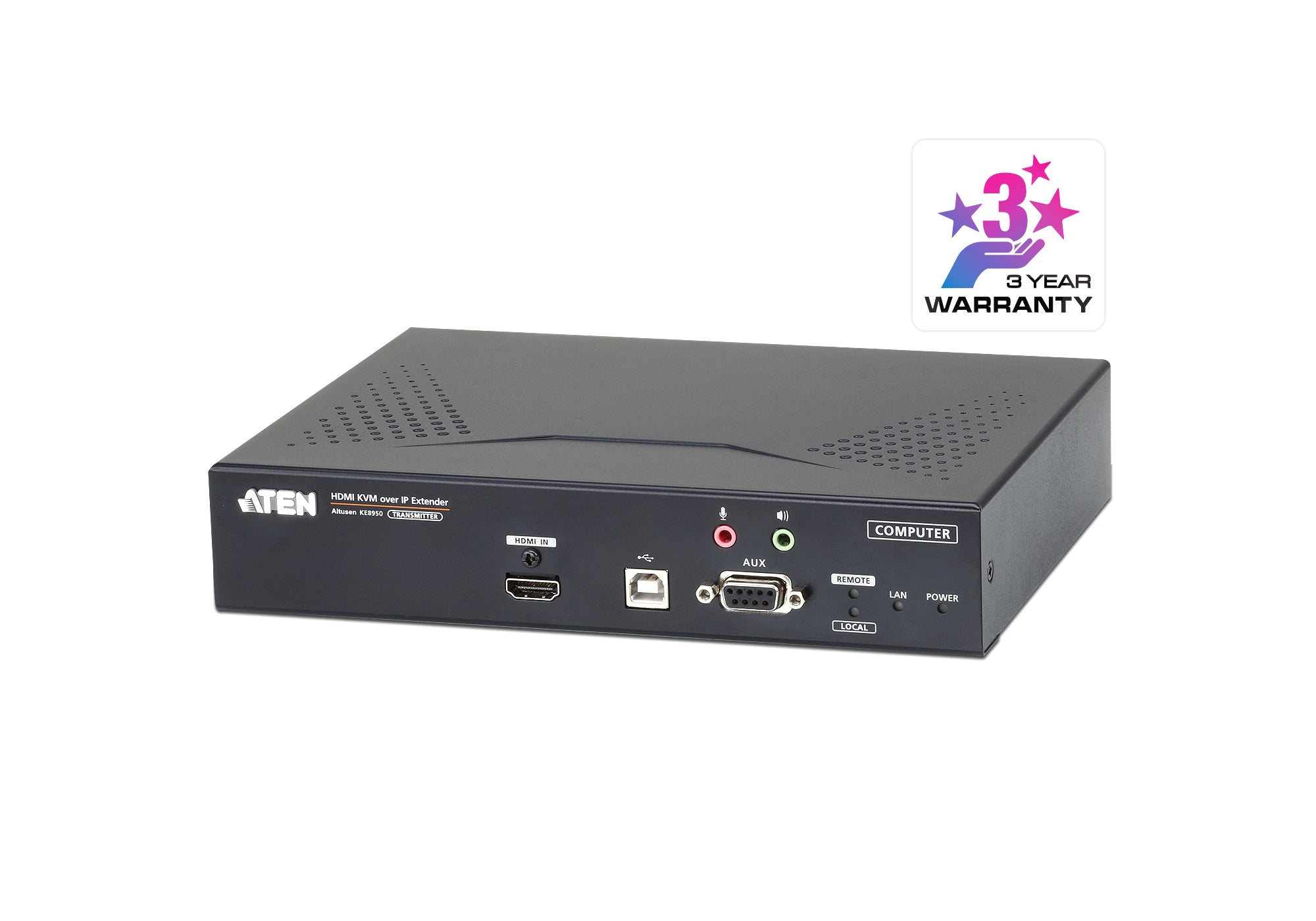 Unidad transmisora extensora 4K HDMI KVM sobre IP