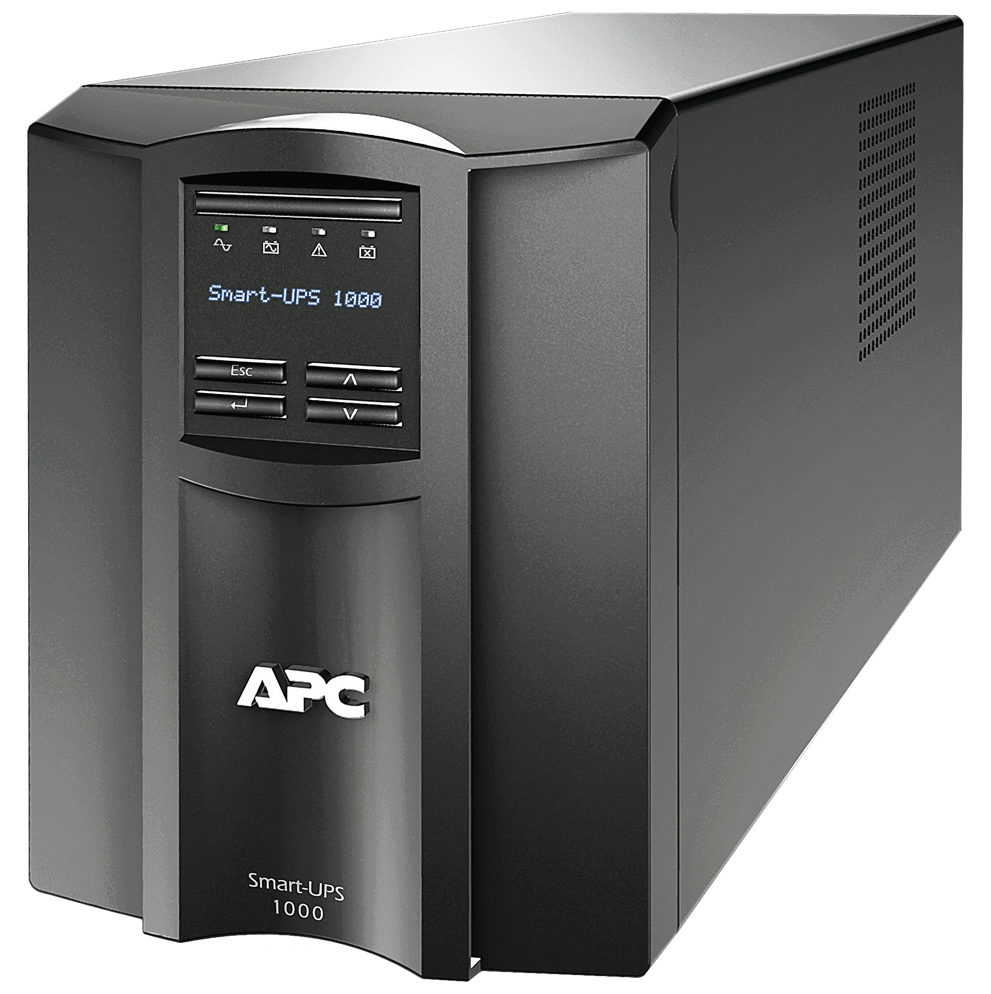UPS APC 1000VA/700W LCD Display 120V SmartConnect Pure Sine Wave Tower 8 Outlets Black